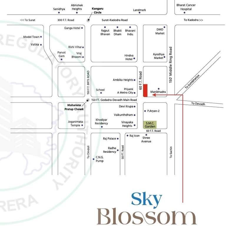  sky blossom Location Plan