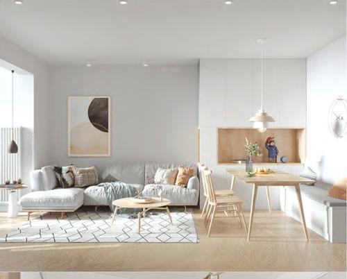  raushni-heights Living Area