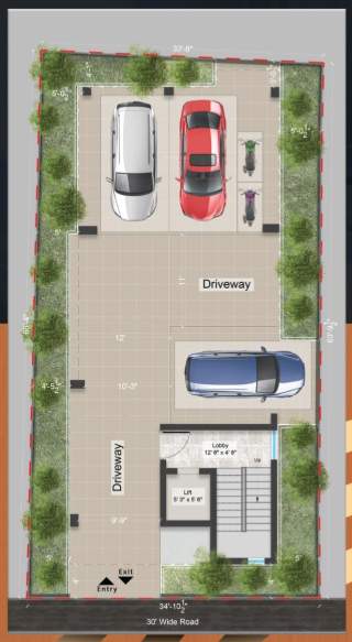  kongu illam Kongu Illam Cluster Plan for ground Floor
