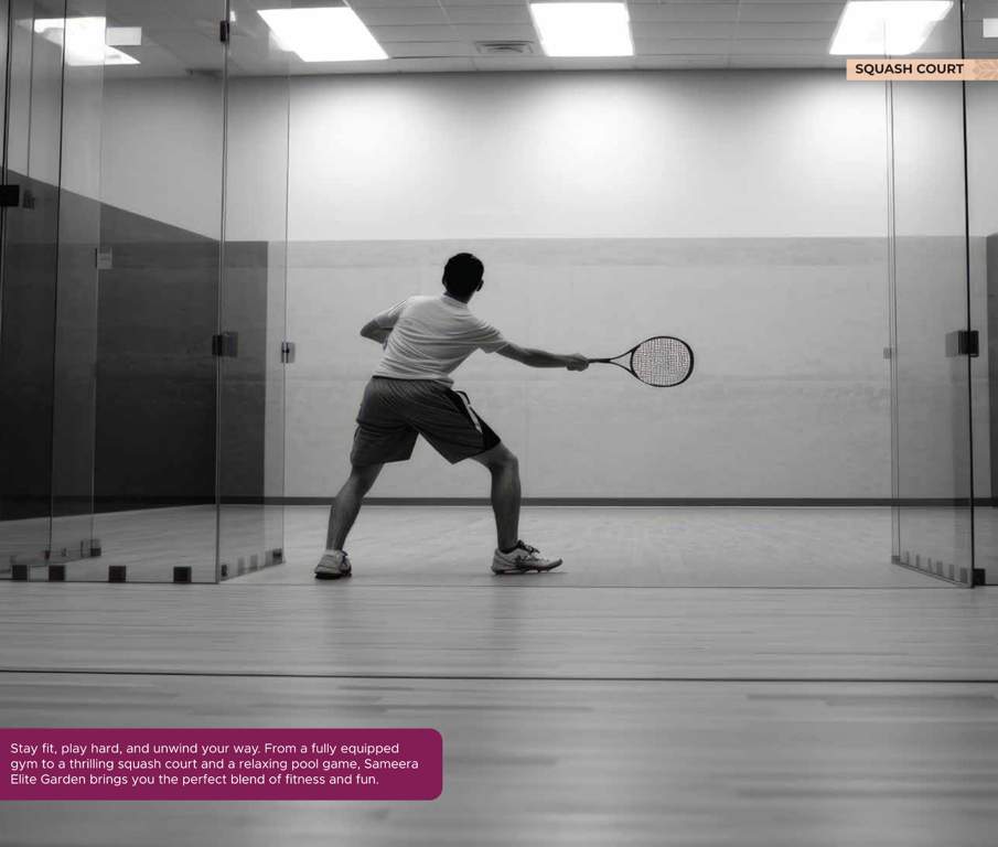  elite gardens Squash Court