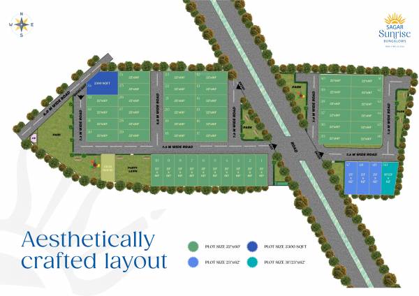  sagar-sunrise-bungalows Master Plan