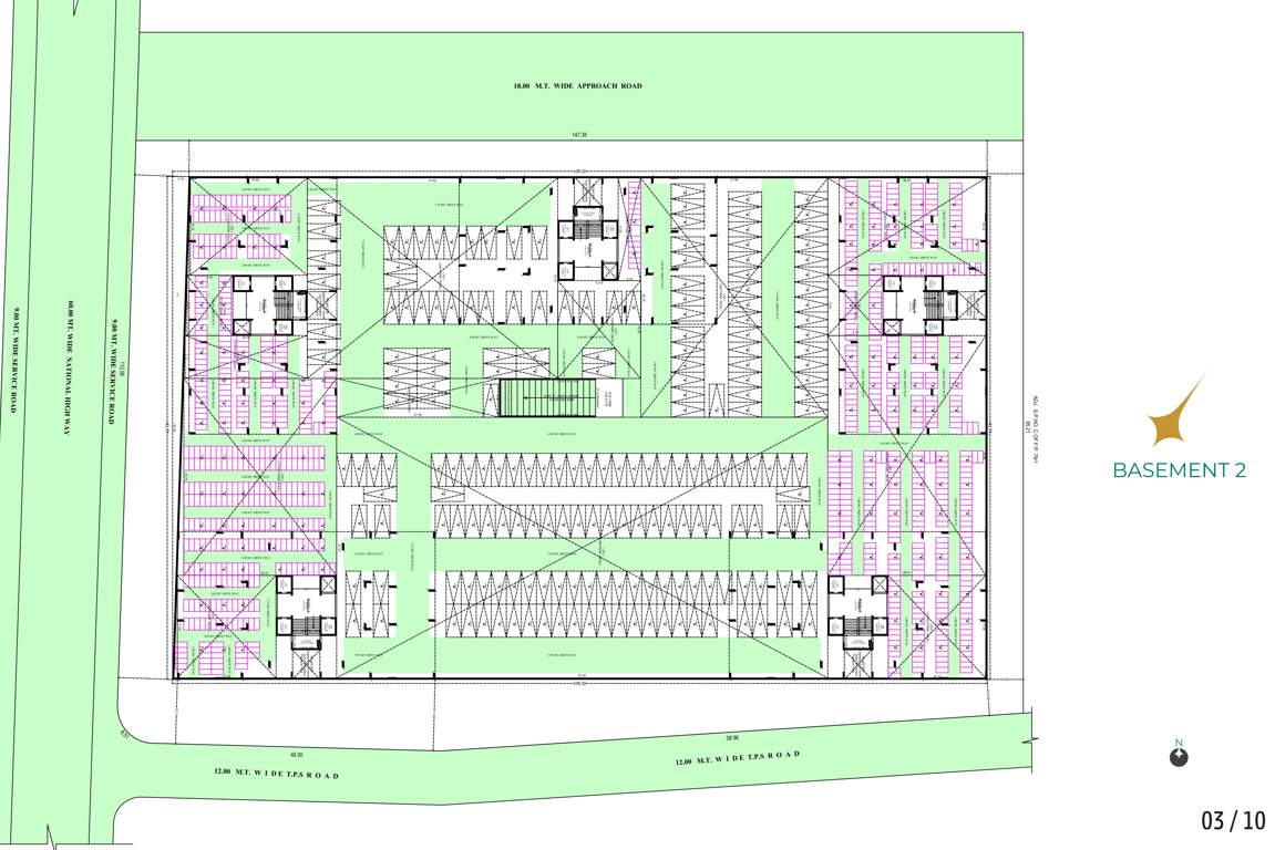  aaloka parmeshwar Aaloka Parmeshwar Tower A Cluster Plan for ground Floor