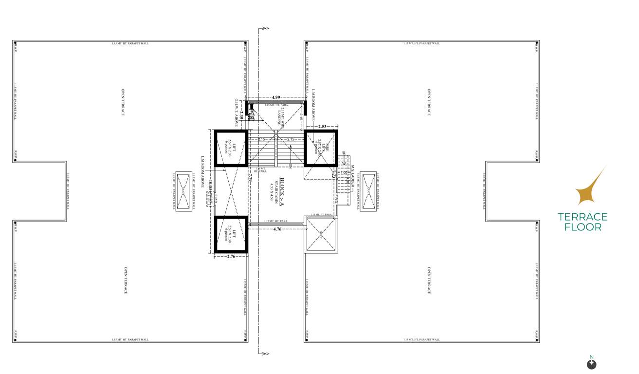  aaloka parmeshwar Aaloka Parmeshwar Tower A Cluster Plan from 1st to 14th Floor