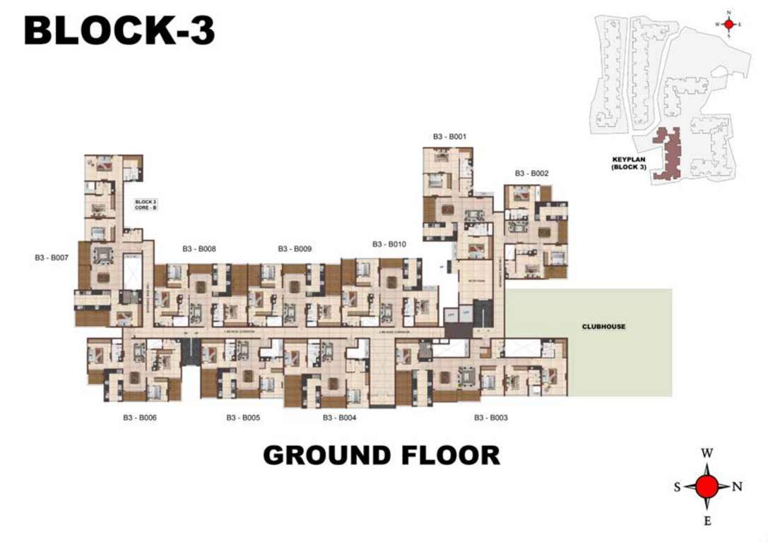  jarvis Block 3 Cluster Plan for ground Floor