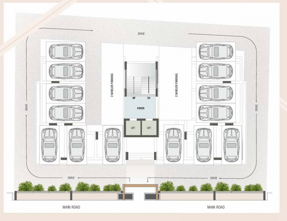  shalin prima 414 Block A Cluster Plan for ground Floor