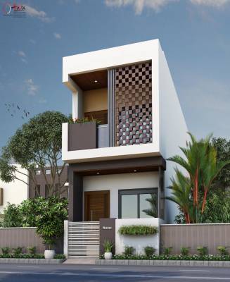 luxury-duplex-villa Elevation Elevation