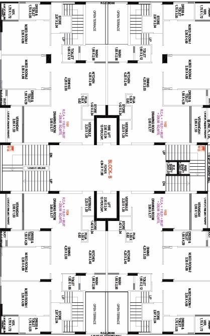  grandeur B Cluster Plan for 11th Floor