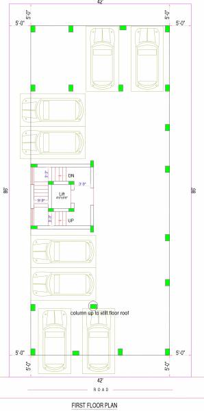  durga-flats Durga Flats Cluster Plan for ground parkingFloor