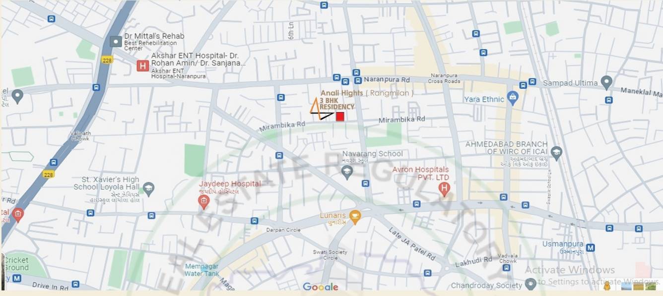  anali heights rang milan  Location Plan