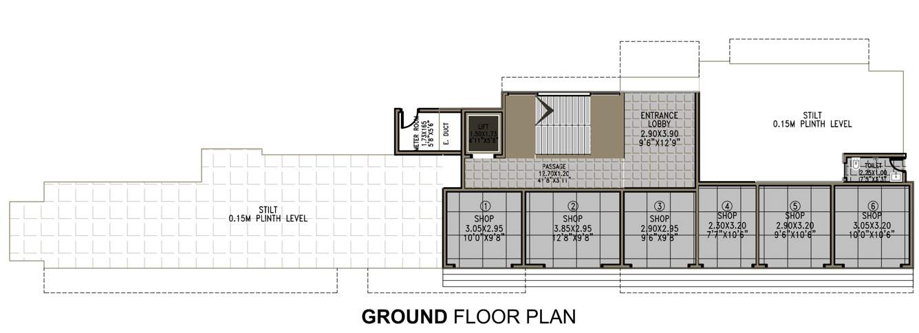  anant and radhika heights Building No 1 & Building No 2 Cluster Plan