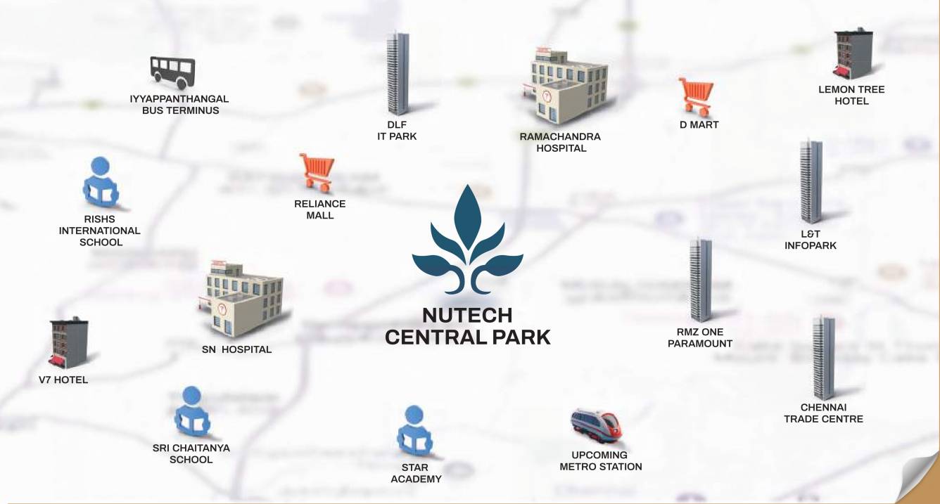 nu tech central park Location Plan
