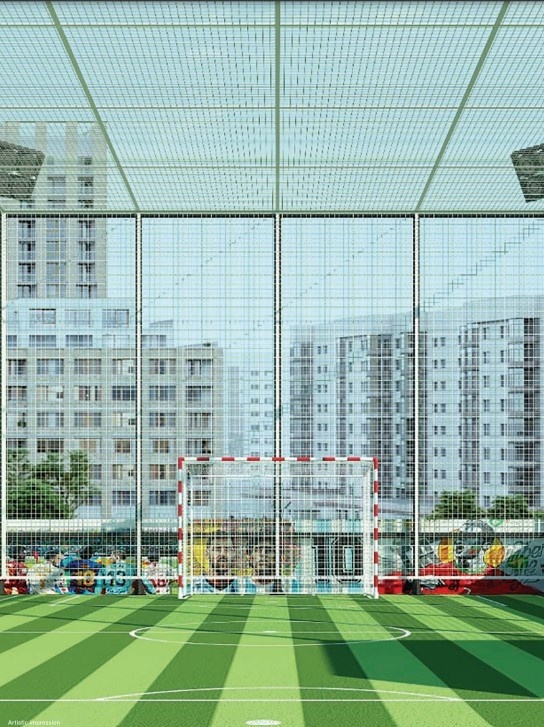 nu tech central park Football Field