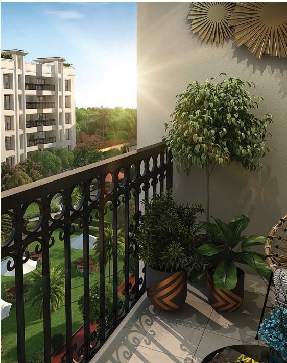 nu tech central park Balcony