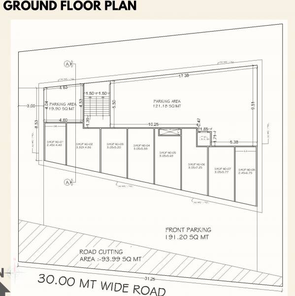  elite Tower A Cluster Plan for ground Floor