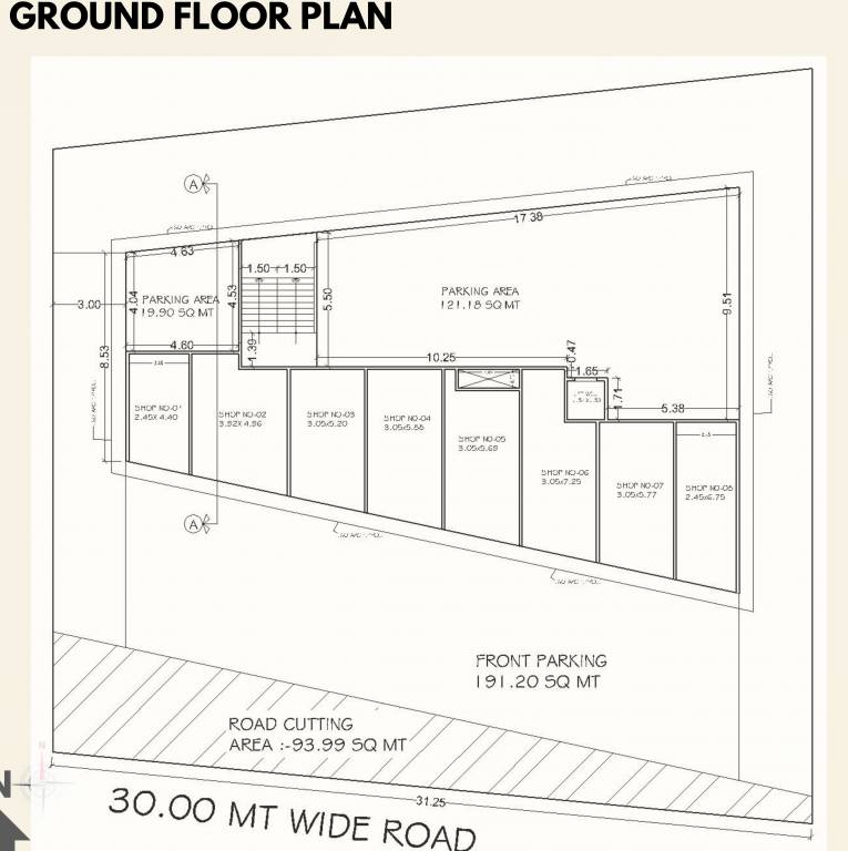  elite Tower A Cluster Plan for ground Floor