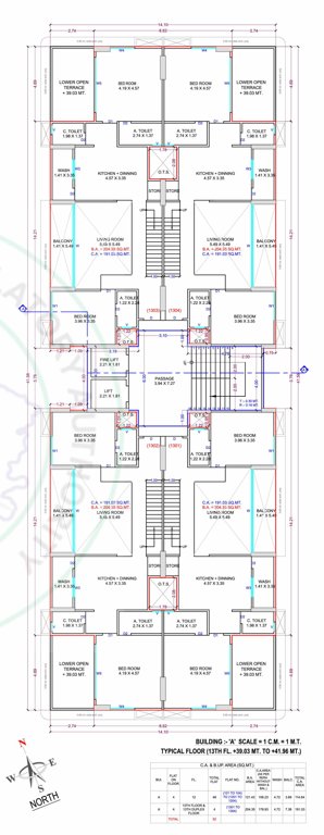  summer seasons Summer Seasons Cluster Plan for 13th Floor