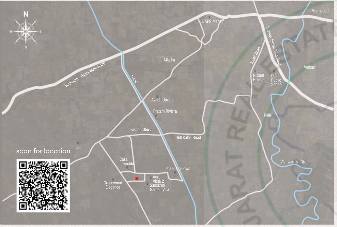 kishan solitaire Location Plan