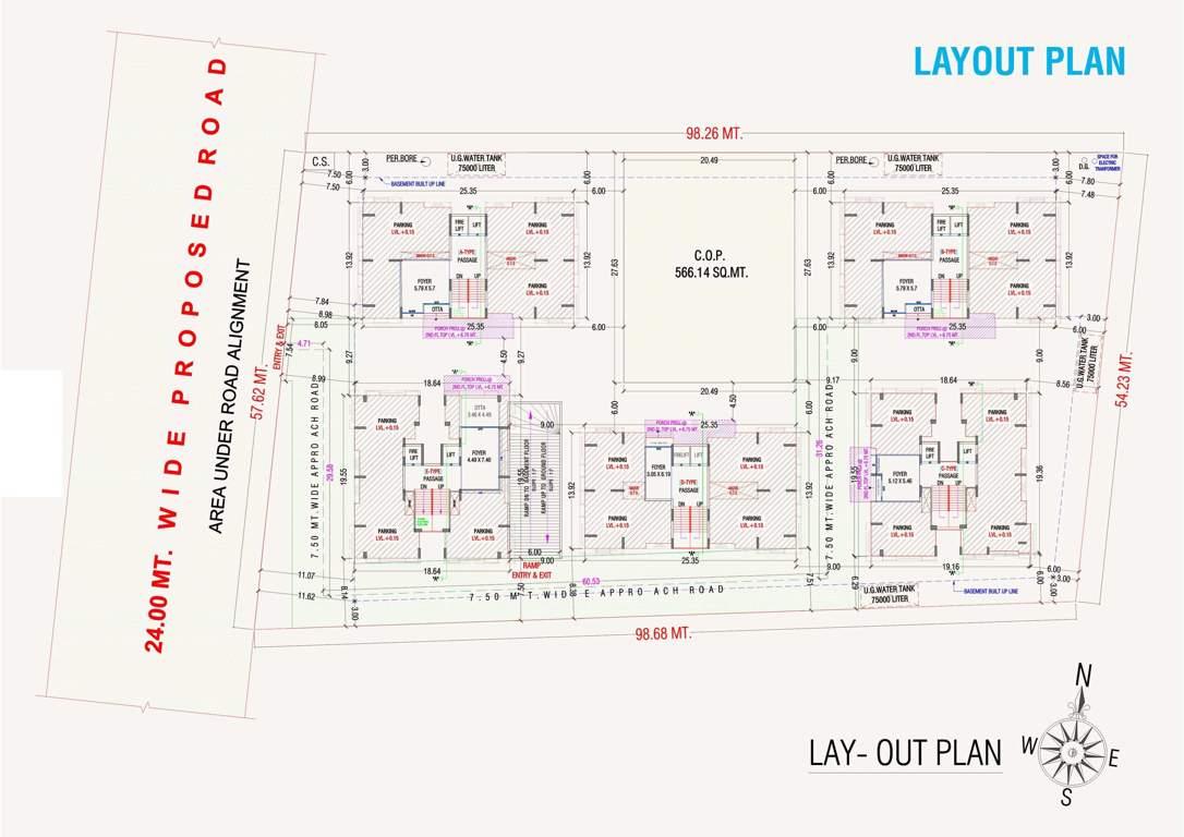  shyam yamuna Layout Plan