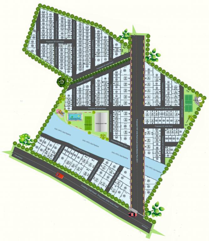 east heaven Layout Plan