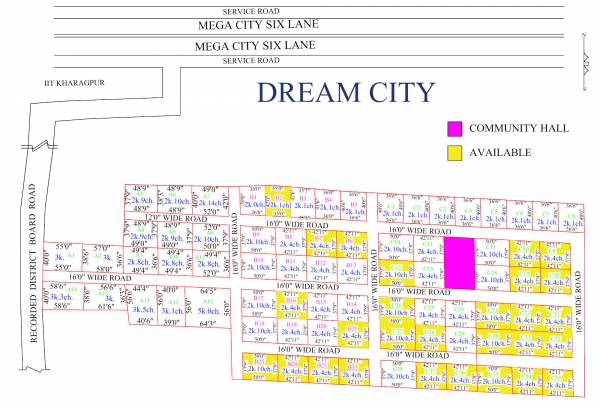  dream-city Layout Plan