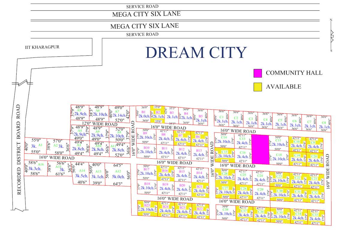  dream city Layout Plan