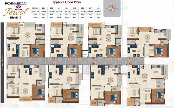  jewel-block-b Cluster Plan