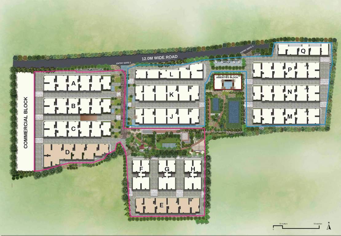  central park Layout Plan