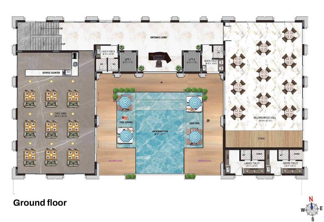  central park Layout Plan