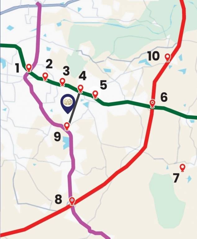  ksm enclave Location Plan