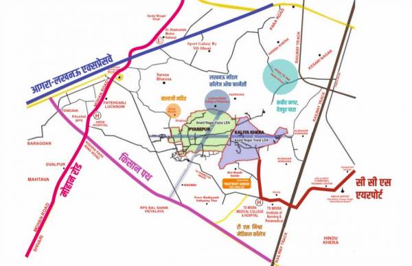  greens-tidpl-samda-lko Location Plan