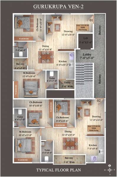  lotus Lotus Cluster Plan from 1st to 5th Floor