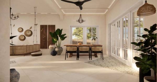  pilerne-villa Dining Area