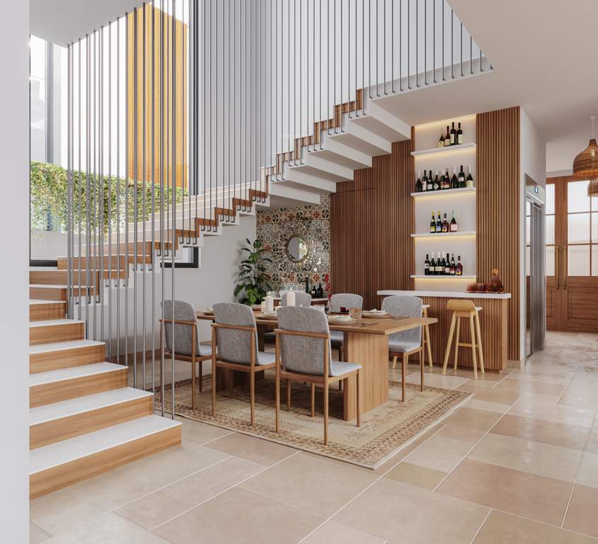  aldona twin villas Dining Area