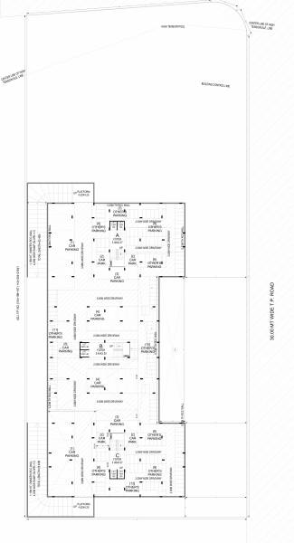  beverly Block A Cluster Plan for  Basement Plan