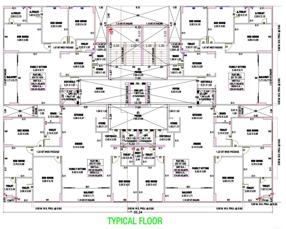  empire sky epitome Empire Sky Epitome Cluster Plan from 2nd to 13th Floor