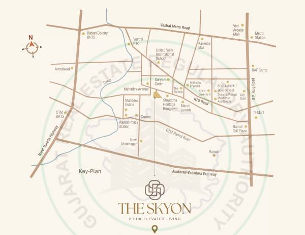  the-skyon Location Plan