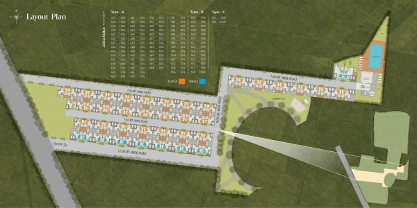 Layout Plan aurika-palms Layout Plan
