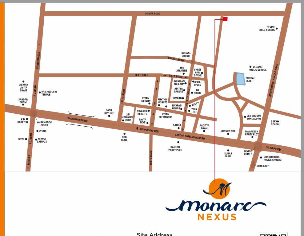  monarc nexus Location Plan