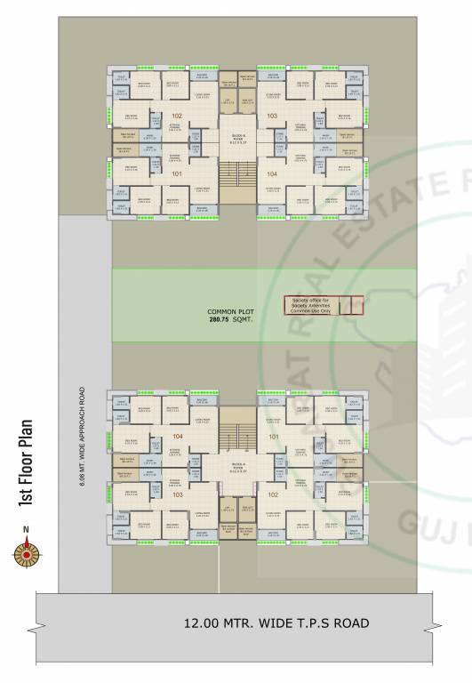  ananta sky A Cluster Plan from ground to 1st Floor
