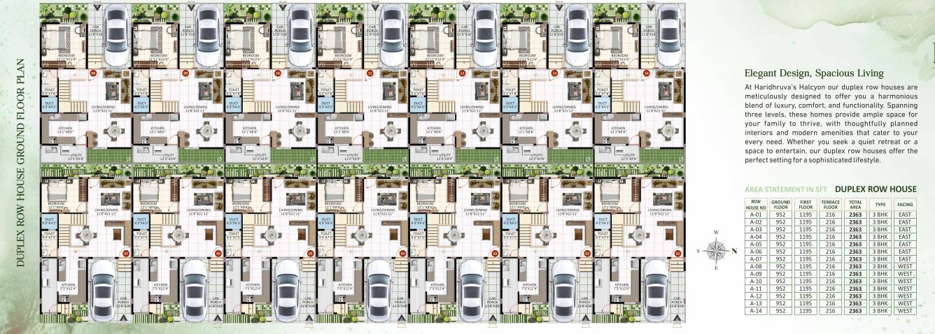  halcyon Cluster Plan from 1st to 14th Floor