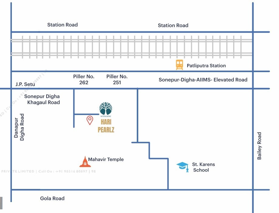 hari pearlz Location Plan