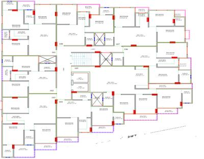  parth-avenue Parth Avenue Cluster Plan from 1st to 6th Floor