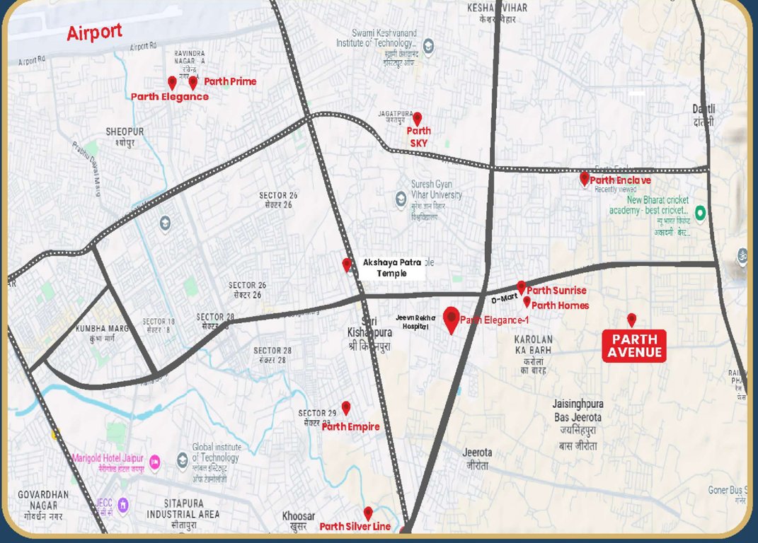  parth avenue Location Plan