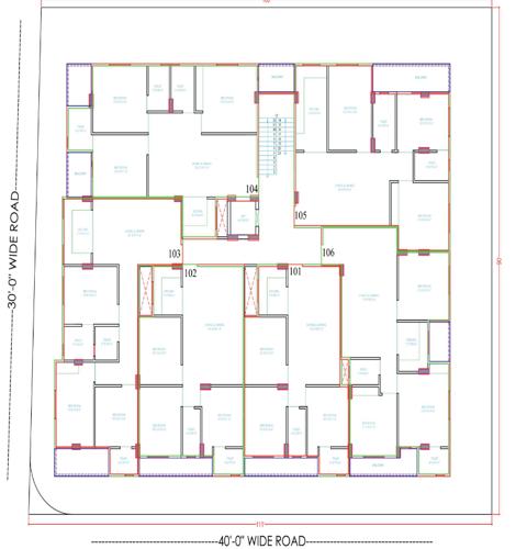  shri-balaji-heights-v Shri Balaji Heights V Cluster Plan for ground floor