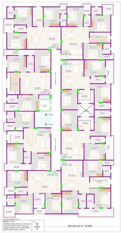  vinayak residency i Vinayak Residency I Cluster Plan