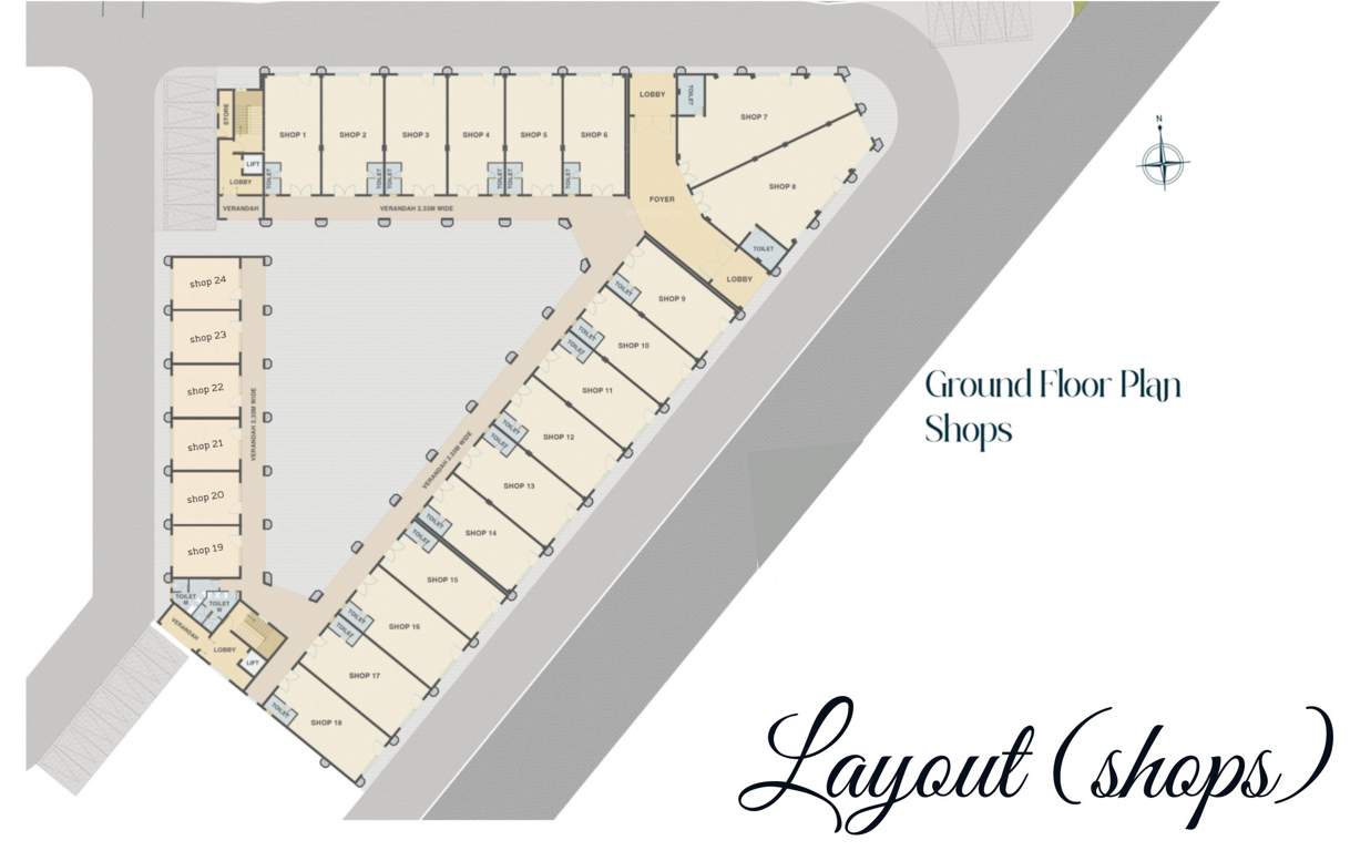  royal city of joy Layout Plan
