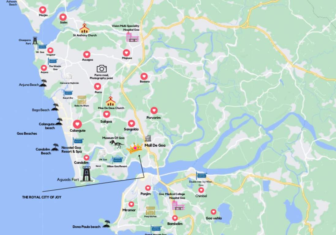  royal city of joy Location Plan