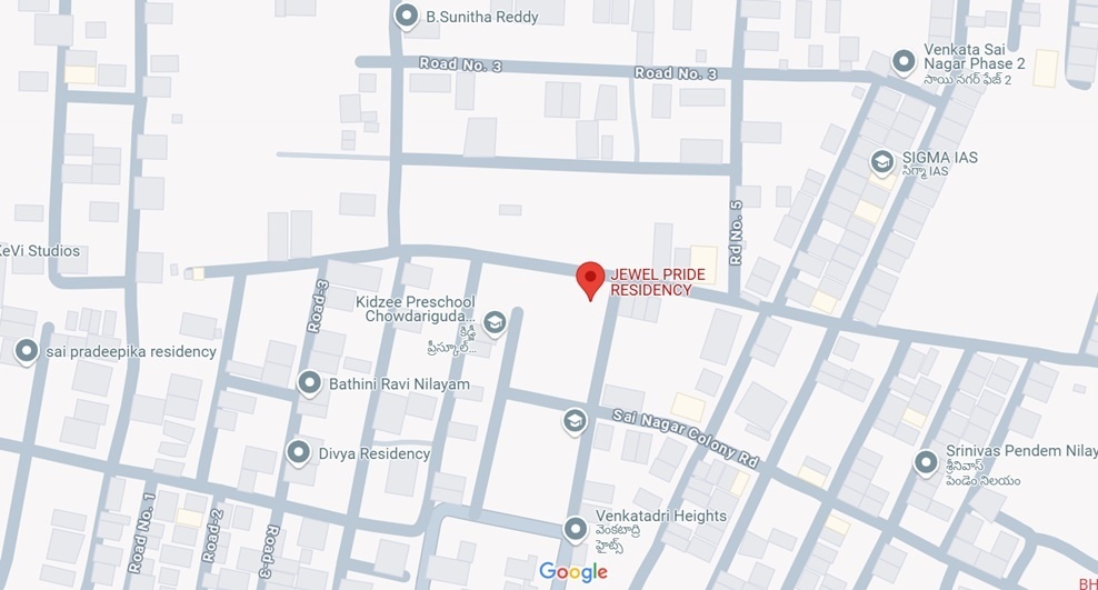  jewel pride residency Location Plan