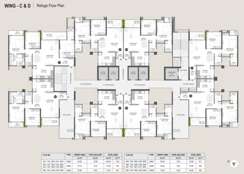  imperio-towers Imperio Towers Wing C Cluster Plan from 6th to 26th Floor