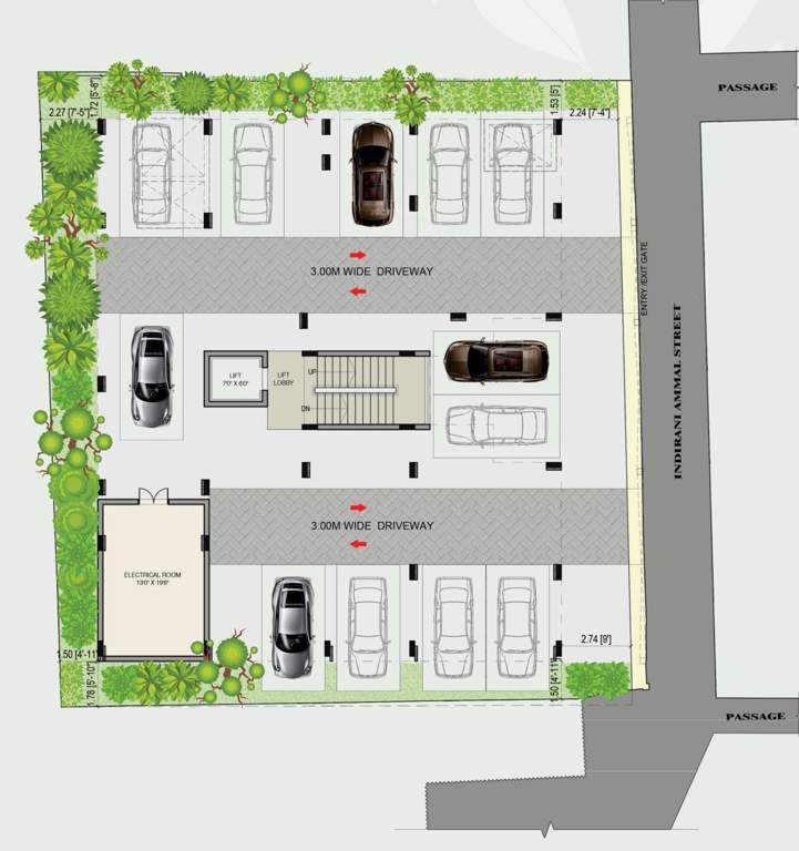  aurum Aurum Cluster Plan for ground Floor